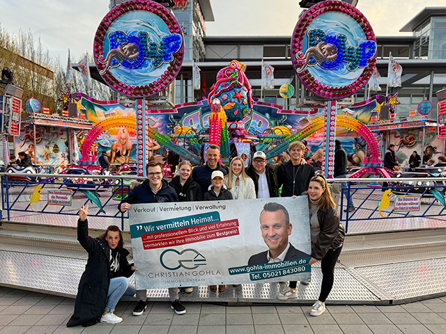 Das Gohla Immobilienteam auf dem Nienburger Frühjahrsmarkt 2026